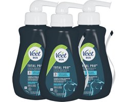 Veet - Men - Ontharingscreme Gevoelige for Men 400ML - 3 Stuks - Voordeelverpakking — cadeau in Cadeau-ideeën
