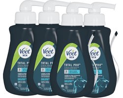 Veet - Men - Ontharingscreme Gevoelige for Men 400ML - 4 Stuks - Voordeelverpakking — cadeau in Cadeau-ideeën