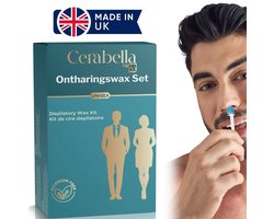 Neuswax - Allergeenvrij - Tot 10 Behandelingen - Cerabella® Ontharings Neus Wax Set - Neusontharing - Neushaartjes Verwijderen - Neushaar Waxen - Nose Wax Kit - Wax Parels - 100gr Wax Beans — cadeau in Cadeau-ideeën