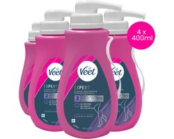 Veet - Expert - Ontharingscreme 400ML - 4 Stuks - Voordeelverpakking — cadeau in Cadeau-ideeën