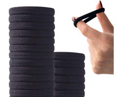 Hydure Haarelastiekjes - Zwart - Haarelastiekjes Meisjes zonder Metaal - 20 Stuks — cadeau in Cadeau-ideeën