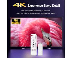 Streaming Box Android TV 4K UHD | Google TV HDMI Stick | Chromecast Ingebouwd | Google Stemassistent Compatibel | Dolby Atmos | Stickformaat | Zwart — cadeau in Elektronica