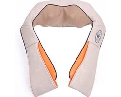 LuxeBass Elektrisch Shiatsu Nek en Schouder Massage Kussen met Arm Lussen ? Nekmassagekussen / massager met kneedmassage nekpijn - Apparaat Geschikt voor Nek/Schouders/Rug/Benen/Voeten/Kuit - Incl. Auto Stekker — cadeau in Verzorging