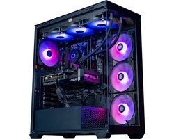 FlowUP Fighter 2 - Gaming PC - Ryzen 7 5700X - NVIDIA RTX 5070 - 32GB - 1TB - Waterkoeling — cadeau in Mode & Accessoires
