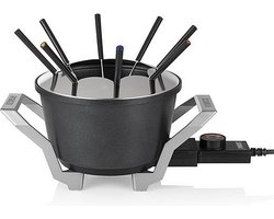 Princess Fonduepan 173100 – Elektrische fondueset - 8 personen - Geschikt voor kaas, olie, chocolade en bouillon - 2 meter snoer - Regelbare thermostaat - 1.5 liter — cadeau in Kookcadeaus