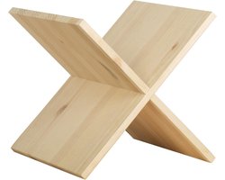 Houten Flessenhouder voor 12 Flessen - Stevig Pinewoud - Compact Wijnrek — cadeau in Wonen & Interieur