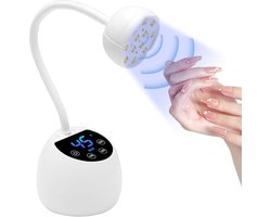 Mini UV Lamp voor Nagels met Autosensor en LCD-Display - 36W Draagbare Nageldroger voor Thuis en Salon — cadeau in Verzorging
