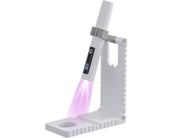 Hand UV-lamp - Nageldroger Draagbaar - Nagels Uitharden - LCD Display - Compact Formaat - Wit — cadeau in Verzorging