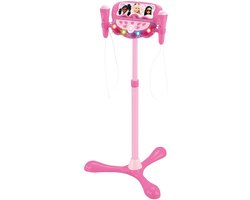 Barbie Verstelbare Standaard met 2 Microfoons met Stemeffecten, Verlichting, Luidspreker, Bluetooth — cadeau in Spellen & Speelgoed