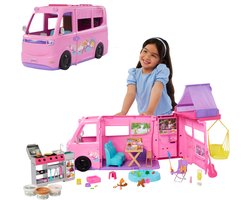 Barbie Droomcamper - Speelset met daktent en meer dan 60 accessoires — cadeau in Spellen & Speelgoed