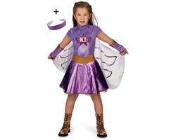 K3 jurkje Superhelden, nieuw verkleedjurk, superheld jurk - maat 6-8 jaar + haarband — cadeau in Spellen & Speelgoed