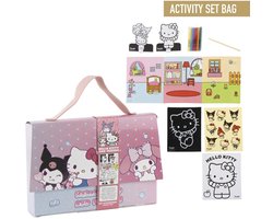 Hello Kitty & Friends Creatieve Knutselset – Kleurplaten, Krastekeningen en Stickers in Draagkoffer — cadeau in Spellen & Speelgoed