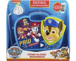 PAW Patrol PW-115 Sing-Along Boombox - Karaoke Set - Met Microfoon & MP3 — cadeau in Spellen & Speelgoed