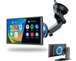 CarMe CarPlay Scherm PRO 7 Inch - Premium Design - Apple CarPlay & Android Auto (Draadloos) - Touchscreen - Navigatiesysteem auto - Android Auto scherm — cadeau in Gadgets
