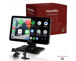 Morelia® CarPlay Scherm 7 inch- Apple CarPlay & Android Auto (Draadloos) - Touchscreen - Navigatiesysteem auto - Android Auto scherm — cadeau in Gadgets