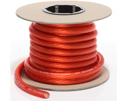AUDIO SYSTEM Z-PC50R OFC / Volkoper HIGH-Performance 50mm² power Kabel Per rol van 10 meter Voedingskabel / Car Audio — cadeau in Cadeau-ideeën