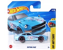 HOT WHEELS DATSUN 240Z BLUE BLOSSOM 62/250 (1:64) HW ART CARS 4/10 — cadeau in Spellen & Speelgoed