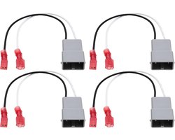 The Lord of the Tools 4Pcs 12V Speaker Adapter Plug 2 Pin Cable Loom Compatible with Honda Compatible with Accord Compatible with Civic CR-V CR-X CR-Z — cadeau in Cadeau-ideeën