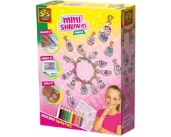 SES Creative Mini Shrinkies Charms - Unicorn Sweeties - Voor Meisjes vanaf 5 Jaar - Krimpfolie - Armbandjes Maken - Schoencadeautjes Sinterklaas — cadeau in Hobby
