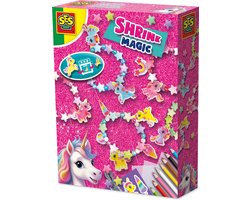 SES Creative Unicorn Bedelarmbanden met Krimpfolie en Kralen - Voor Meisjes vanaf 5 Jaar - Armbandjes Maken - Schoencadeautjes Sinterklaas — cadeau in Hobby