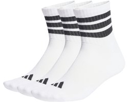 Adidas Performance 3-Stripes Cushioned Sportswear Mid-Cut Sokken 3 Paar - Unisex - Wit — cadeau in Cadeau-ideeën