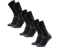 DANISH ENDURANCE Wandelsokken - Ademend Merino Wol met Blarenbescherming - Unisex - 3 Paar - Maat 43-47 — cadeau in Sport & Outdoor