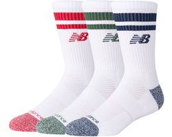 New Balance Active Premium Stripe Crew Sock Unisex Sportsokken - ASSORTED — cadeau in Cadeau-ideeën