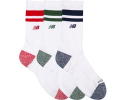 New Balance Active Premium Stripe Crew Sock Unisex Sportsokken - ASSORTED — cadeau in Cadeau-ideeën