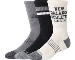 New Balance Active Graphic Crew Socks 3 Pack Unisex Sportsokken - ASSORTED — cadeau in Cadeau-ideeën