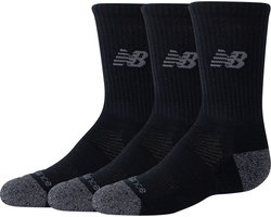 New Balance Youth Active Crew Socks 3 Pack Unisex Sportsokken - BLACK — cadeau in Cadeau-ideeën