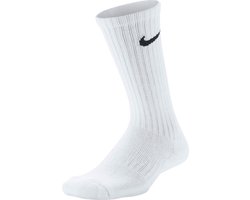 Nike - Everyday Cushioned Crew - 3-Pack Sokken - 38 - 42 - Wit — cadeau in Cadeau-ideeën