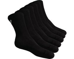 Asics - 6PPK Crew Sock - Zwarte Sportsokken-35 - 38 — cadeau in Cadeau-ideeën