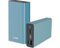 imoshion® Powerbank 20000 mAh - 30W Ultra Snellader - 4x Smartphone Opladen - USB C / USB A - Powerbanks - Universeel - Quick Charge 3.0 en Power Delivery — cadeau in Telefoon & Tablet