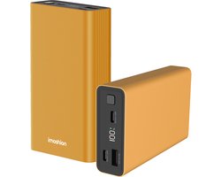 imoshion® Powerbank 20000 mAh - 30W Ultra Snellader - 4x Smartphone Opladen - USB C / USB A - Powerbanks - Universeel - Quick Charge 3.0 en Power Delivery — cadeau in Telefoon & Tablet
