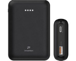 imoshion® Ultra Compacte Powerbank 10.000 mAh - 22.5W Snellader - USB C / USB A - LED Display - Mini Powerbanks - Universeel — cadeau in Telefoon & Tablet