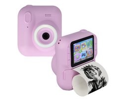 imoshion Kids Camera met Fotoprinter - Kindercamera - Foto's/Video's/Spelletjes - Lila — cadeau in Spellen & Speelgoed