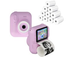 imoshion Kids Camera met Fotoprinter met 10-pack Printpapier - Lila — cadeau in Spellen & Speelgoed