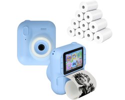 imoshion Kids Camera met Fotoprinter met 10-pack Printpapier - Blauw — cadeau in Spellen & Speelgoed