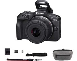 Canon EOS R100 - Systeemcamera Travelkit - + RF-S 18-45mm IS STM-lens + schoudertas, geheugenkaart & batterijpakket - Alleen verkrijgbaar bij bol — cadeau in Elektronica