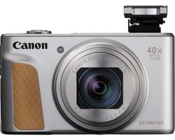 Canon PowerShot SX740 HS Lite Edition Travelkit - Compactcamera - 20,3 MP - 40x Optische Zoom - 4K Video - Kantelbaar Scherm - Inclusief Tas en Statief - Zilver - Alleen verkrijgbaar bij bol — cadeau in Elektronica