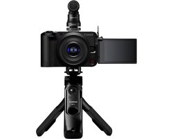 Canon EOS R50 V Content Creator Kit + RF-S 14-30mm F4-6.3 IS STM PZ - Systeemcamera - 4K video - Kantelbaar touchscreen - Geavanceerde videofuncties - Inclusief accessoires - Camera met lens — cadeau in Elektronica