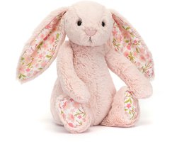 Jellycat Knuffels - Blossom Blush Bunny Cherry - Roze - Konijn - Knuffel - 18 cm - Voor alle leeftijden — cadeau in Spellen & Speelgoed