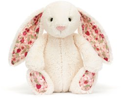 Jellycat Knuffels - Blossom Cream Bunny Berry - Konijn - 31 cm - Met extra dikke luxueuze vacht - Knuffel voor alle leeftijden — cadeau in Spellen & Speelgoed