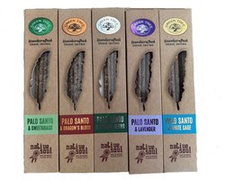 native soul - palo santo - white sage - lavendel - sacred herbs - sweet grass - dragonsblood - smudge - wierook - set van 5 — cadeau in Cadeau-ideeën