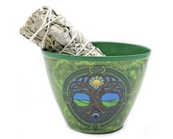Smudge Bowl Tree of life, 10 cm — cadeau in Wonen & Interieur
