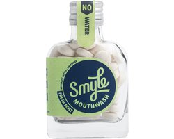 Smyle - Mondwater tabletten - +-50 stuks - Flesje - Startpakket — cadeau in Cadeau-ideeën