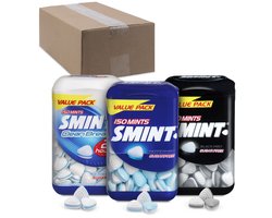 Smint Combidoos - Frismakers - Mix van Peppermint, Blackmint en Clean Breath - Suikervrij - 10x150stuks — cadeau in Cadeau-ideeën