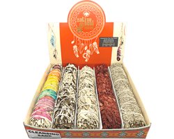 Native Soul Smudge sticks voor reinigen 5 stuks met display — cadeau in Cadeau-ideeën