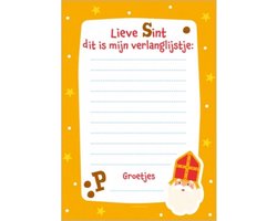 Sinterklaas verlanglijstje - 6 stuks — cadeau in Spellen & Speelgoed