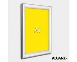 ALUANZ Kliklijst Zilver A1 Aluminium - Wissellijst - Posterlijst - Fotolijst - Inclusief Beschermfolie — cadeau in Cadeau-ideeën